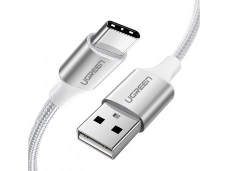 UGREEN USB-A 2.0 na USB tip C kabl Alu.0.25m Beli (60129)