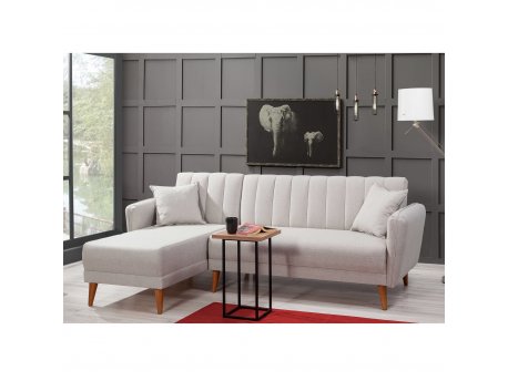 Atelier del Sofa Ugaona garnitura Aqua Corner Left Cream