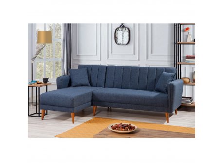 Atelier del Sofa Ugaona garnitura Aqua Corner Left Dark Blue