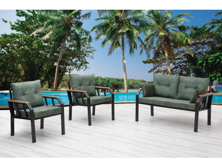 HANAH HOME Baštenska garnitura Tu Tienda Nergiz Green