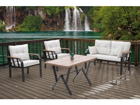HANAH HOME Baštenska garnitura Tu Tienda Nergiz Cream