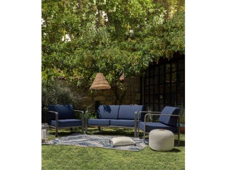 HANAH HOME Baštenska fotelja 700301 Dark Blue