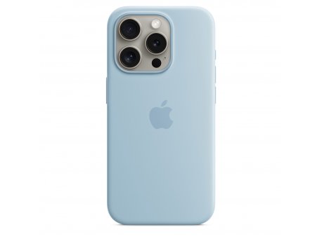 APPLE IPhone 15 Pro Silicone Case with MagSafe - Light Blue ( mwnm3zm/a )