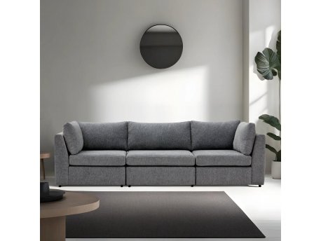 Atelier del Sofa Sofa trosed Mottona 3 Seat Sofa Grey