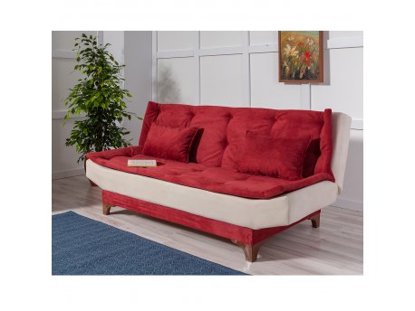 Atelier del Sofa Sofa trosed Kelebek Claret Red Cream