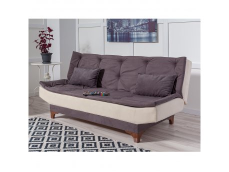 Atelier del Sofa Sofa trosed Kelebek Anthracite Cream