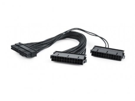 GEMBIRD CC-PSU24-01 Dvostruki naponski 24-pinski PC produžni kabl, 0,3m