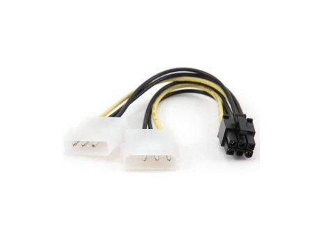GEMBIRD CC-PSU-6 Internal power adapter Molex - 6-Pin for PCI express video cards 15cm