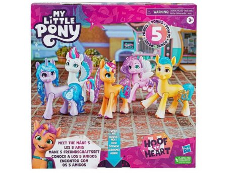 MY LITTLE PONY Družina set 5 konjića