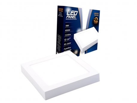 LUMAX Led Panel LUMNPK-18W 4000K Nadgradni-Cetvrtasti 1530 lm (3865)