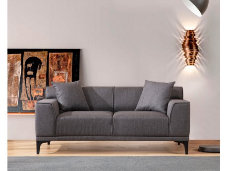 Atelier del Sofa Sofa dvosed Petra 2 Anthracite