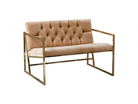 Atelier del Sofa Sofa dvosed Oslo Gold Light Brown