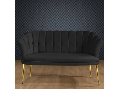 Atelier del Sofa Sofa dvosed Daisy Gold Metal Fume