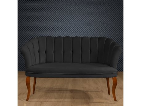 Atelier del Sofa Sofa dvosed Daisy Walnut Wooden Fume