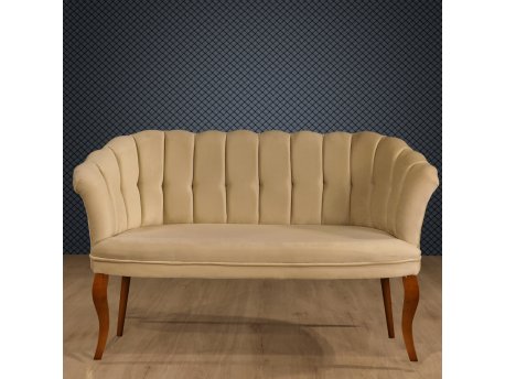 Atelier del Sofa Sofa dvosed Daisy Walnut Wooden Light Brown