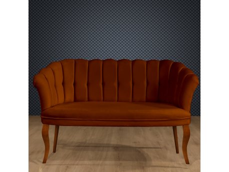 Atelier del Sofa Sofa dvosed Daisy Walnut Wooden Tile Red
