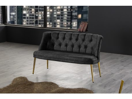 Atelier del Sofa Sofa dvosed Roma Gold Metal Fume