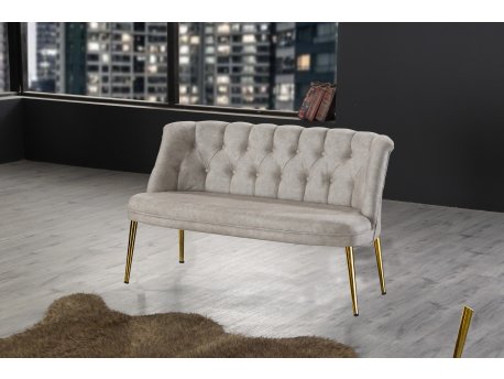 Atelier del Sofa Sofa dvosed Roma Gold Metal Cream