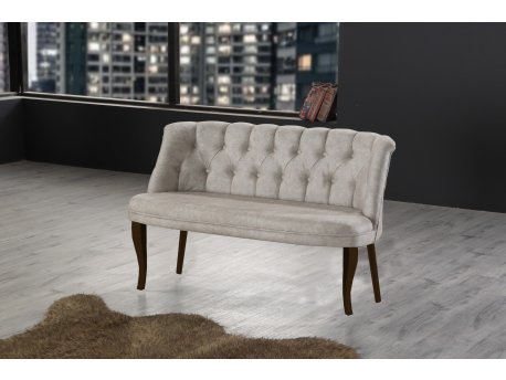 Atelier del Sofa Sofa dvosed Roma Walnut Wooden Cream