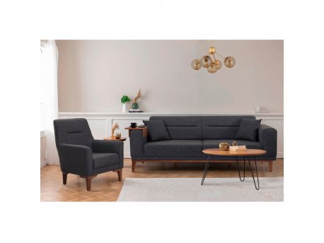 Atelier del Sofa Sofa i fotelja Liones 1053 Anthracite
