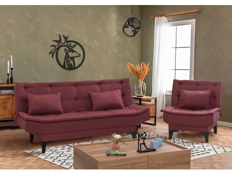 Atelier del Sofa Sofa i fotelja Santo S 9481 Claret Red