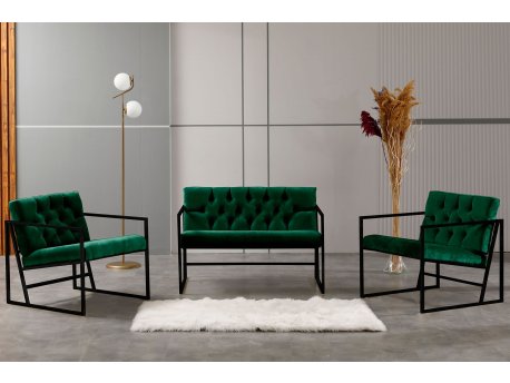 Atelier del Sofa Sofa i dve fotelje Oslo Green