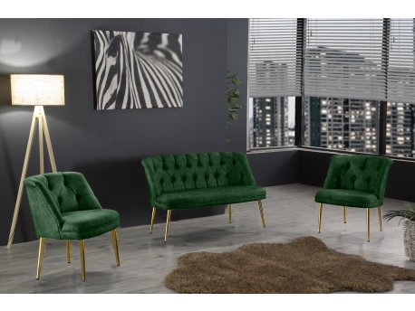 Atelier del Sofa Sofa i fotelja Roma Gold Metal Khaki