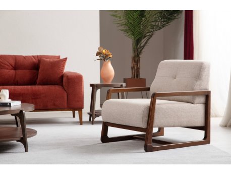 Atelier del Sofa Fotelja Athena Bergere Beige