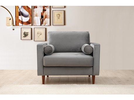 Atelier del Sofa Fotelja Rome Light Grey