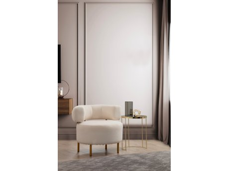 Atelier del Sofa Fotelja River Round White