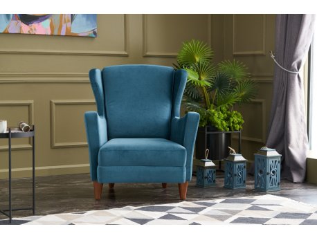Atelier del Sofa Fotelja Lola Berjer Turquoise