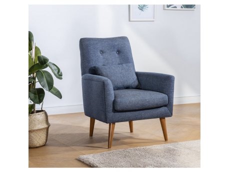 Atelier del Sofa Fotelja Zeni Berjer Dark Blue