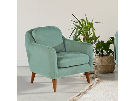 Atelier del Sofa Fotelja Soli Berjer Sea Green