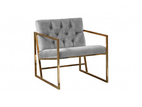 Atelier del Sofa Fotelja Oslo Gold Grey