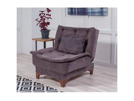 Atelier del Sofa Fotelja Kelebek Berjer Anthracite