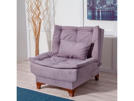 Atelier del Sofa Fotelja Kelebek Berjer Grey