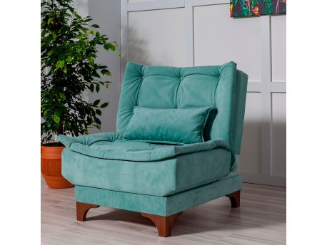 Atelier del Sofa Fotelja Kelebek Berjer Sea Green
