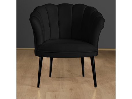Atelier del Sofa Fotelja Daisy Black Metal Black
