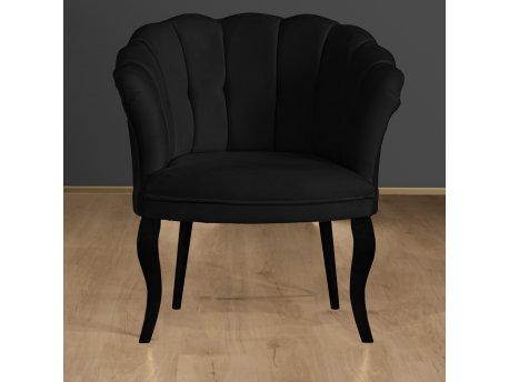 Atelier del Sofa Fotelja Daisy Black Wooden Black