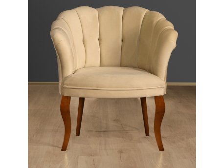 Atelier del Sofa Fotelja Daisy Walnut Wooden Light Brown
