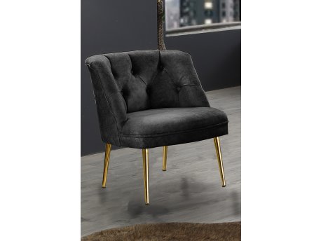Atelier del Sofa Fotelja Roma Gold Metal Fume