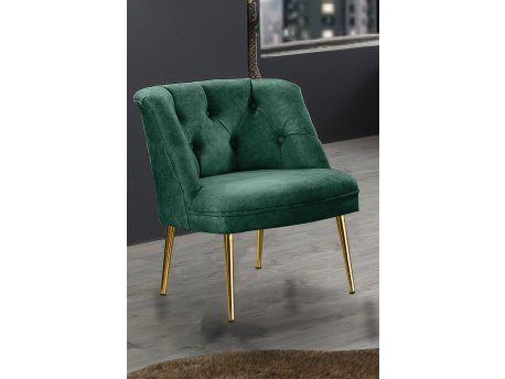 Atelier del Sofa Fotelja Roma Gold Metal Sea Green