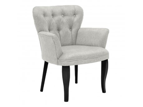 Atelier del Sofa Fotelja Paris Black Wooden Cream