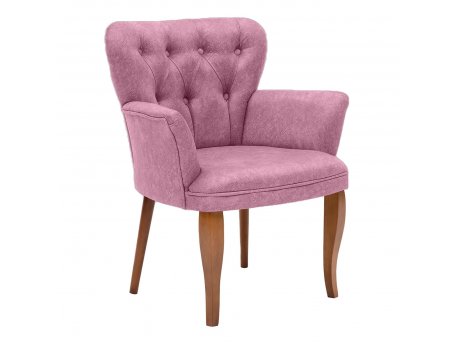 Atelier del Sofa Fotelja Paris Walnut Wooden Powder
