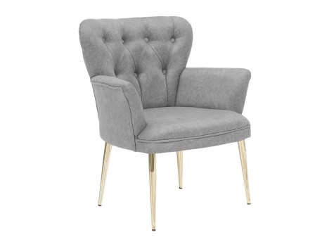 Atelier del Sofa Fotelja Paris Gold Metal Cream