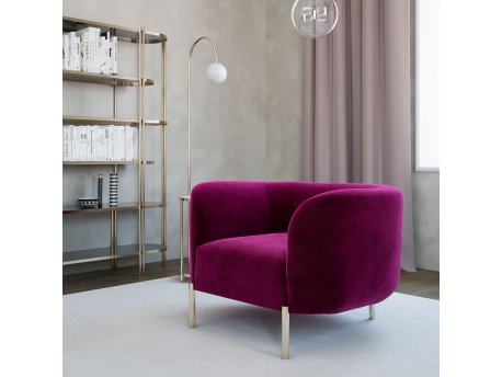 Atelier del Sofa Fotelja Macaroon Fuchsia