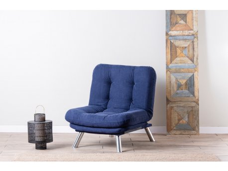 Atelier del Sofa Fotelja Misa Solo Navy Blue