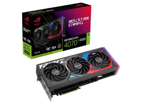 ASUS NVidia GeForce RTX 4070 Ti SUPER 12GB 256bit ROG-STRIX-RTX4070TIS-O16G-GAMING