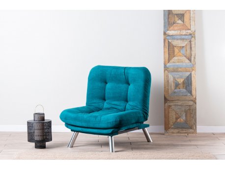 Atelier del Sofa Fotelja Misa Solo Petrol Green