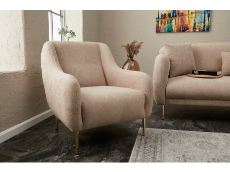 Atelier del Sofa Fotelja Simena Beige